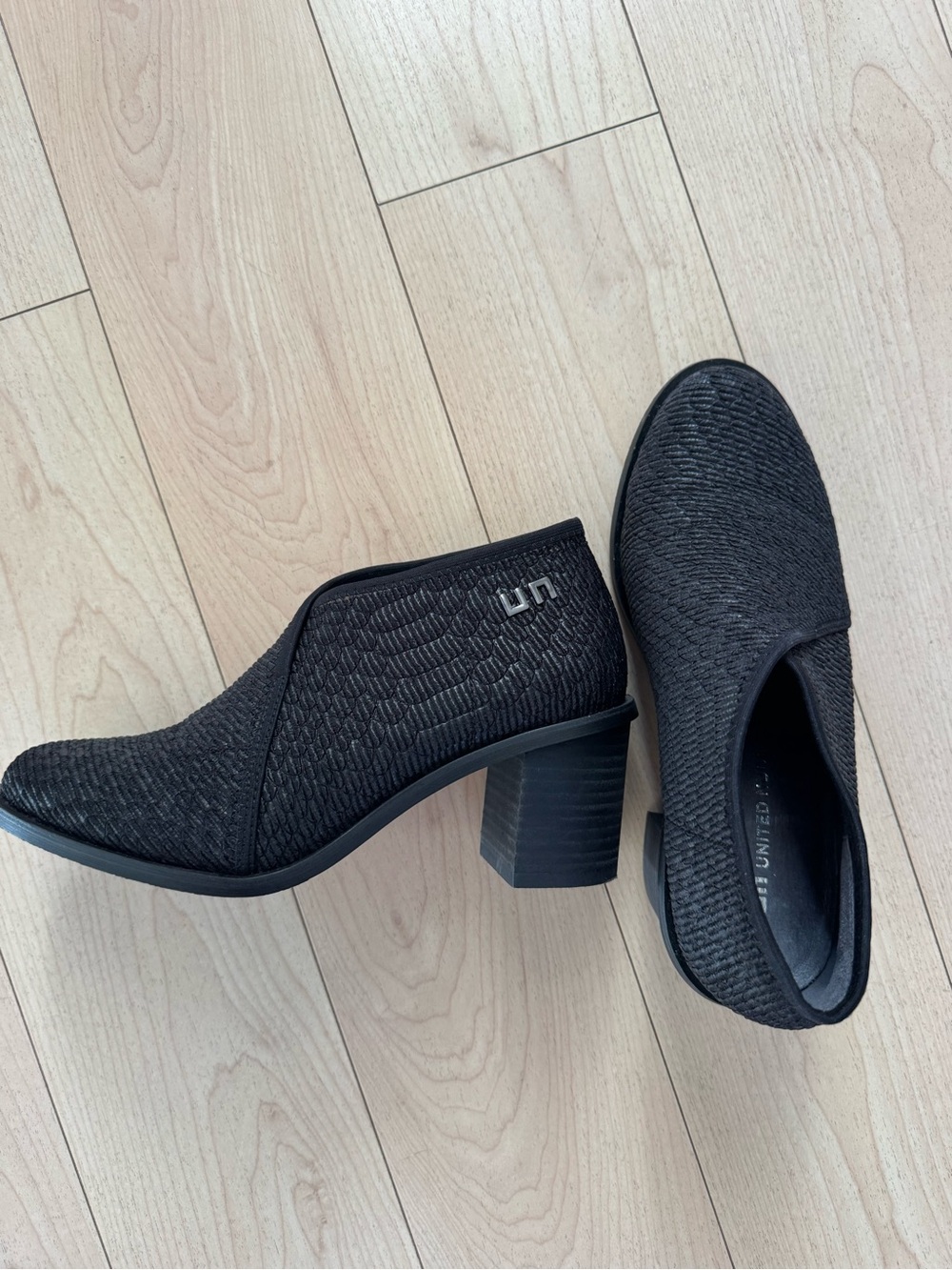 United Nude Fold Base Black Booties size 8.5